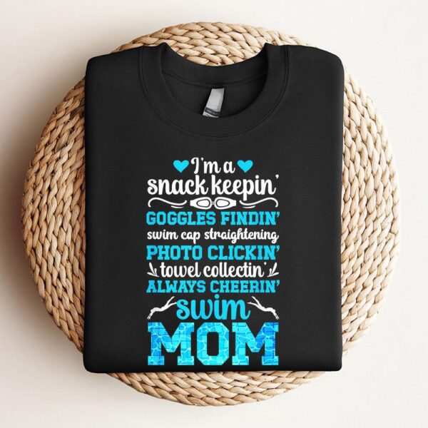 Im A Swim Mom Of A Swimmer Mom Swimming Mother Swim Mama Sweatshirt, Mother Sweatshirt, Sweatshirt For Mom, Mum Sweatshirt