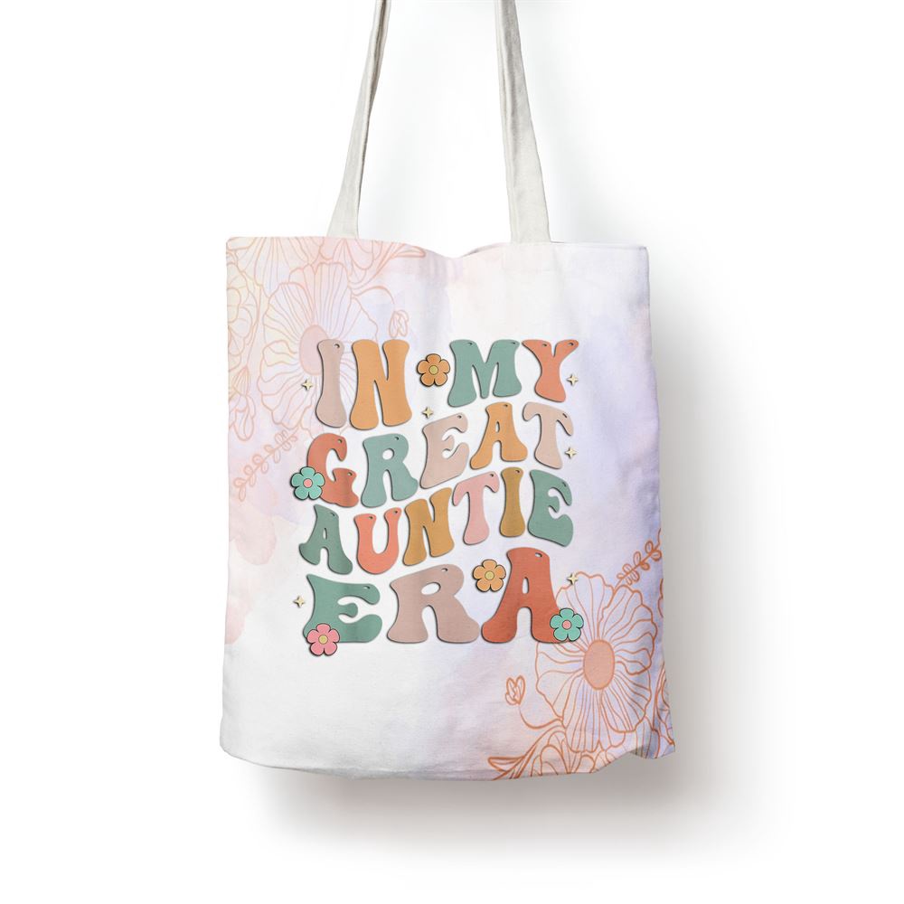 In My Great Auntie Era Baby Announcement Great Mothers Day Tote Bag, Mom Tote Bag, Tote Bags For Moms, Mother’s Day Gifts