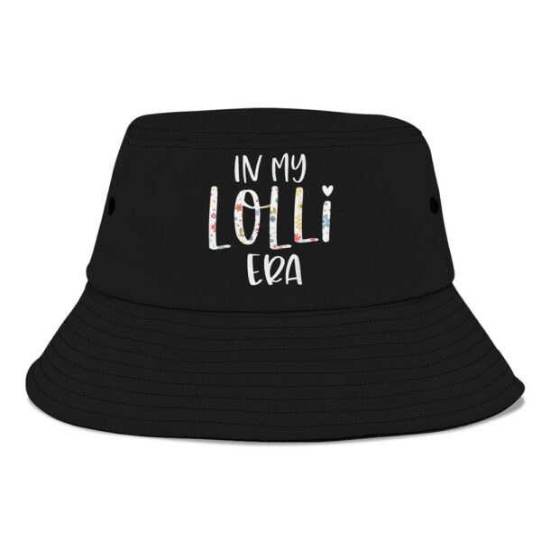 In My Lolli Era Flower Letter Floral Cute Gifts For Lolli Bucket Hat, Mother Day Hat, Mother’s Day Gifts