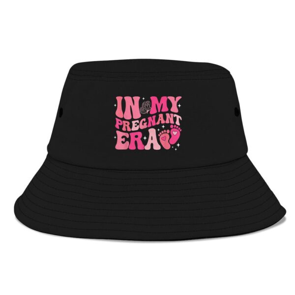 In My Pregnant Era Pregnancy New Mom Groovy Mothers Day Bucket Hat, Mother Day Hat, Mother’s Day Gifts