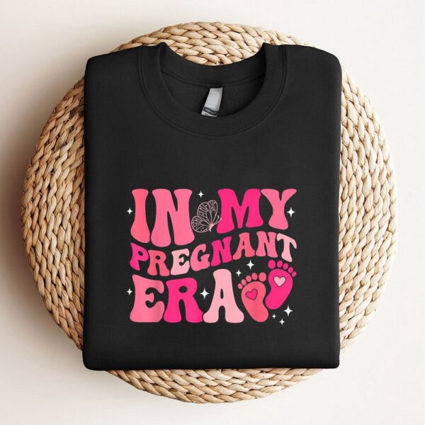 In My Pregnant Era Pregnancy New Mom Groovy Mothers Day Sweatshirt, Mother Sweatshirt, Sweatshirt For Mom, Mum Sweatshirt