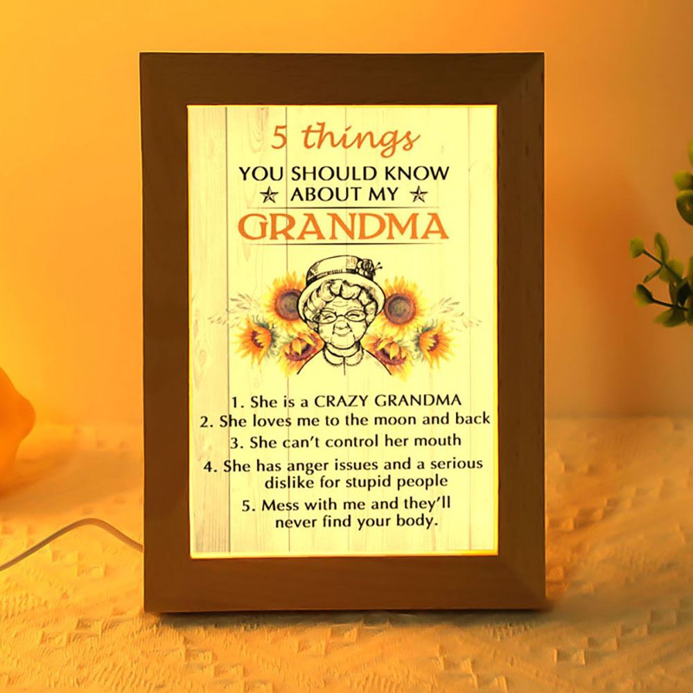 Inspirational Paper Frame Lamp To My Grandma, Picture Frame Light, Frame Lamp, Mother’s Day Gifts Inspirational Paper Frame Lamp To My Grandma, Picture Frame Light, Frame Lamp, Mother’s Day Gifts