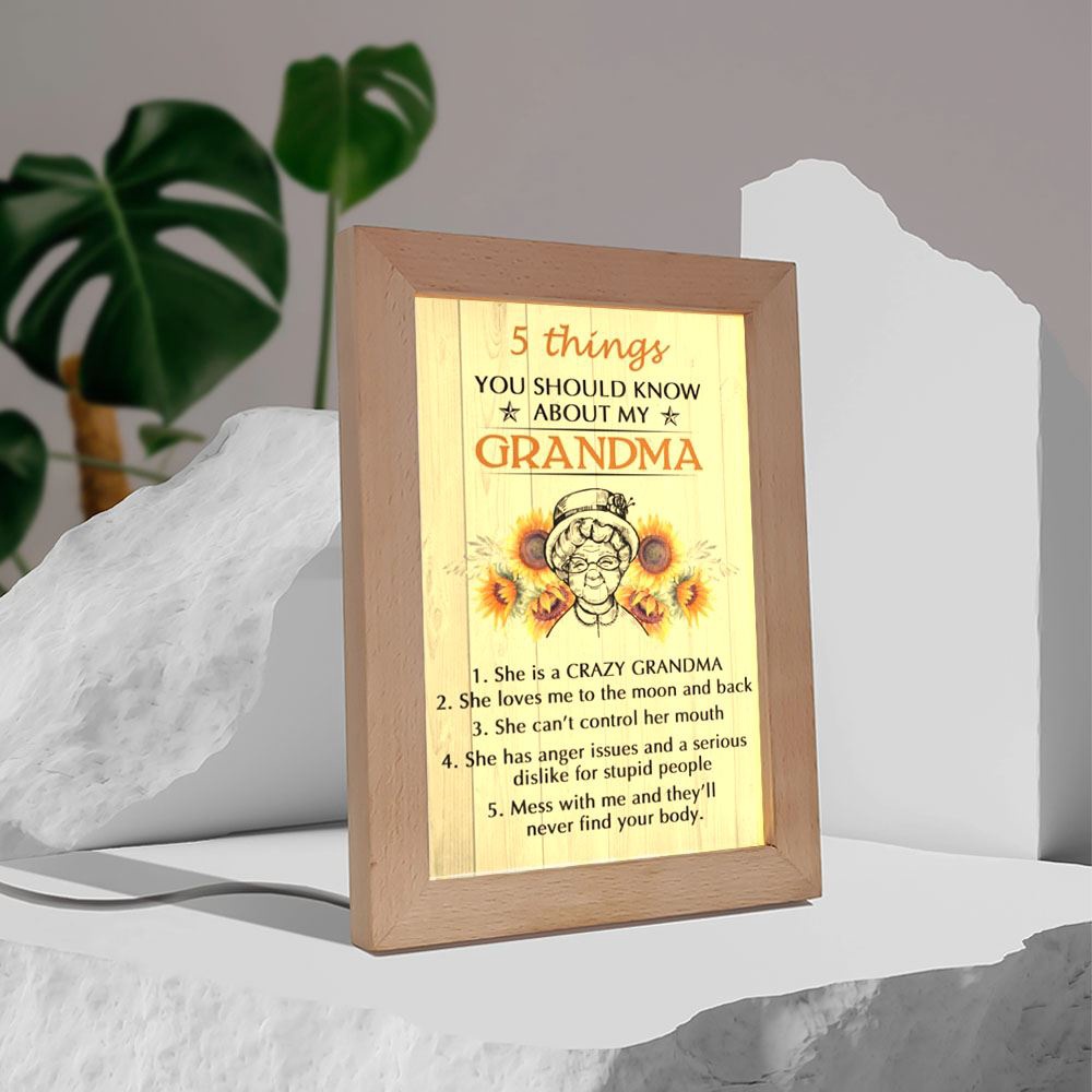 Inspirational Paper Frame Lamp To My Grandma, Picture Frame Light, Frame Lamp, Mother’s Day Gifts Inspirational Paper Frame Lamp To My Grandma, Picture Frame Light, Frame Lamp, Mother’s Day Gifts