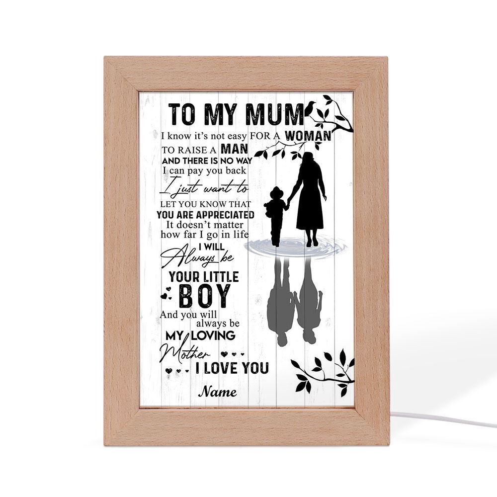 It Not Easy From Son Frame Lamp, Picture Frame Light, Frame Lamp, Mother’s Day Gifts It Not Easy From Son Frame Lamp, Picture Frame Light, Frame Lamp, Mother’s Day Gifts