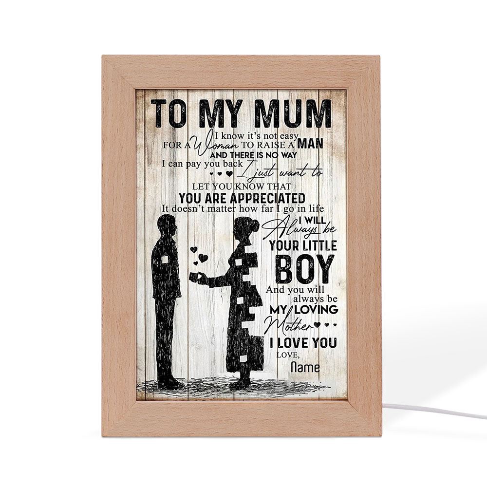 It’S Not Easy From Son To Mum Frame Lamp, Picture Frame Light, Frame Lamp, Mother’s Day Gifts It’S Not Easy From Son To Mum Frame Lamp, Picture Frame Light, Frame Lamp, Mother’s Day Gifts