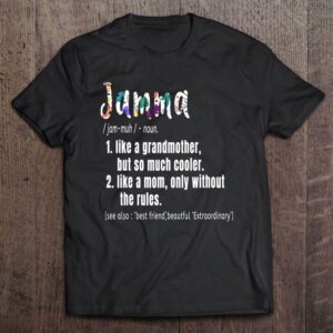 Jamma Definition Gift Grandmother T-Shirt, Mother’s Day…