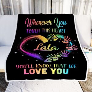 Lala Blanket From Grandkids Granddaughter Grandson We Love You Grandparent Personalized Blanket For Mom Mother s Day Gifts Blanket 2 m0qwxv.jpg