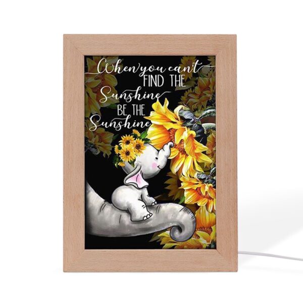 Lh Elephant Frame Lamp Mom To Daughter Be The Sunshine, Picture Frame Light, Frame Lamp, Mother’s Day Gifts