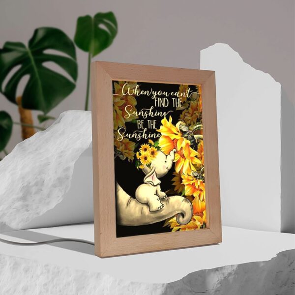 Lh Elephant Frame Lamp Mom To Daughter Be The Sunshine, Picture Frame Light, Frame Lamp, Mother’s Day Gifts