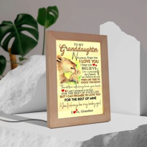 Lion Mother And Cub Baby Lion To My Granddaughter Frame Lamp Picture Frame Light Frame Lamp Mother s Day Gifts 3 nzs67g.jpg