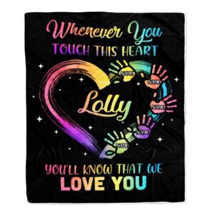 Lolly Blanket From Grandkids Granddaughter Grandson We…