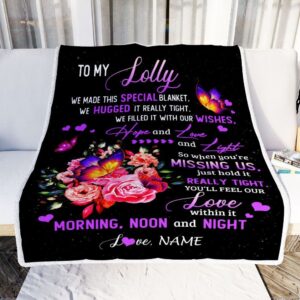 Lolly Blanket From Grandkids Granddaughter We Made This Special Blanket Flower Personalized Blanket For Mom Mother s Day Gifts Blanket 2 ujvqks.jpg