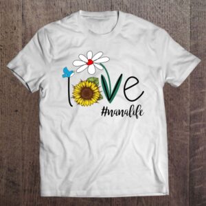 Love Nana Life Bird Sunflower Funny Mother…
