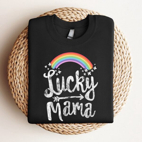 Lucky Mama Family St Patricks Day Mom Mothers Day Tshirt Sweatshirt, Mother Sweatshirt, Sweatshirt For Mom, Mum Sweatshirt