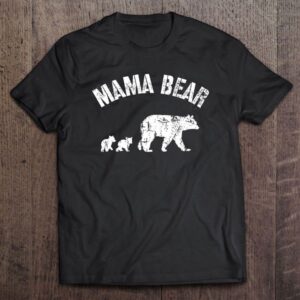 Mama Bear With 2 Two Cubs Mom…