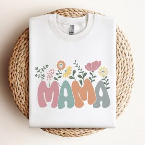 Mama Flower Sweatshirt, Mother Sweatshirt, Sweatshirt For…