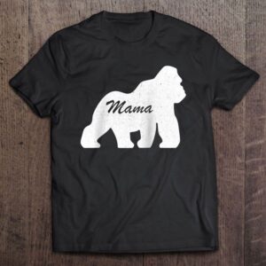 Mama Gorilla Animal Tee Mother’s Day T-Shirt,…