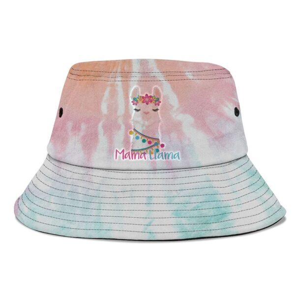 Mama Llama Funny Mothers Day For Women Mom Love Llama Bucket Hat, Mother Day Hat, Mother’s Day Gifts