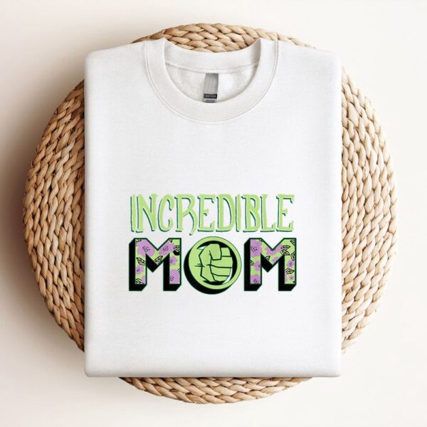 Marvel Mothers Day Hulk Incredible Mom Sweatshirt, Mother Sweatshirt, Sweatshirt For Mom, Mum Sweatshirt