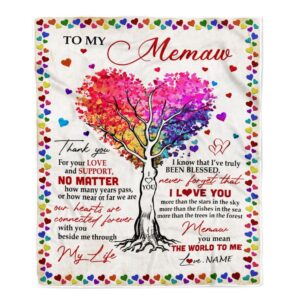 Memaw Blanket From Grandkids Never Forget That…