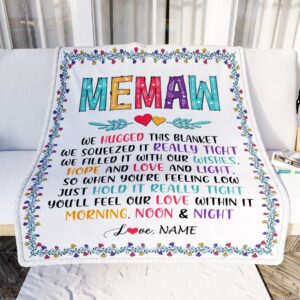 Memaw Blanket From Grandkids We Hugged This Blanket Personalized Blanket For Mom Mother s Day Gifts Blanket 2 cm6bdt.jpg