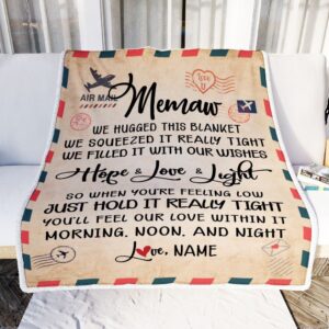 Memaw Blanket From Kids We Hugged This Blanket Mail Letter Personalized Blanket For Mom Mother s Day Gifts Blanket 2 h0pysp.jpg