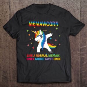 Memawcorn Dabbing Unicorn Memaw Funny Mothers Day…