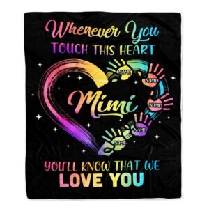 Mimi Blanket From Grandkids Granddaughter Grandson We…