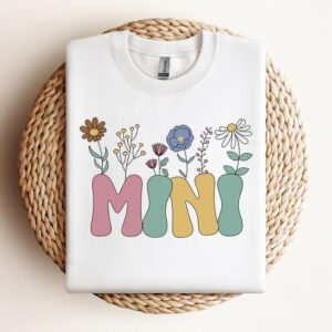 Mini Flowers Sweatshirt, Mother Sweatshirt, Sweatshirt For…