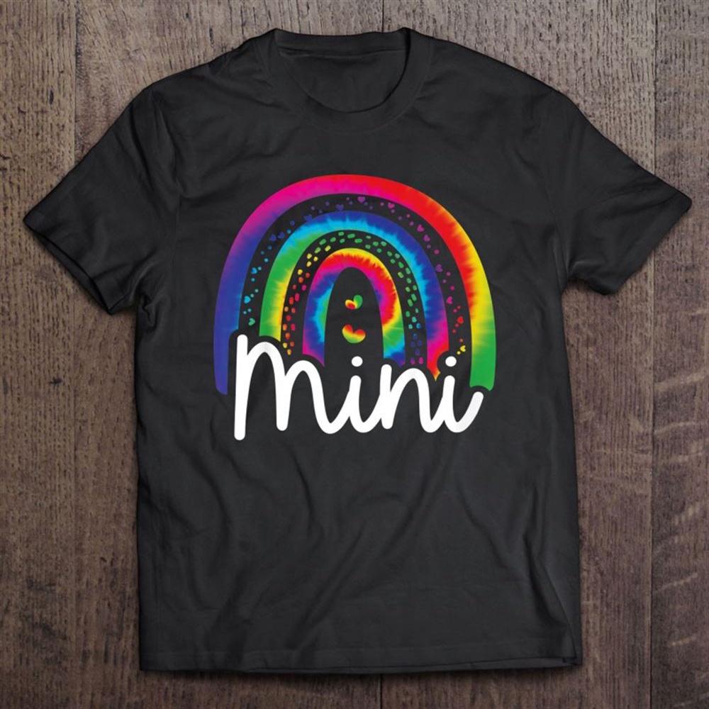 Mini Mama Mother Daughter Matching Tie Dye T-Shirt, Mother’s Day Shirts, Mother’s Shirts