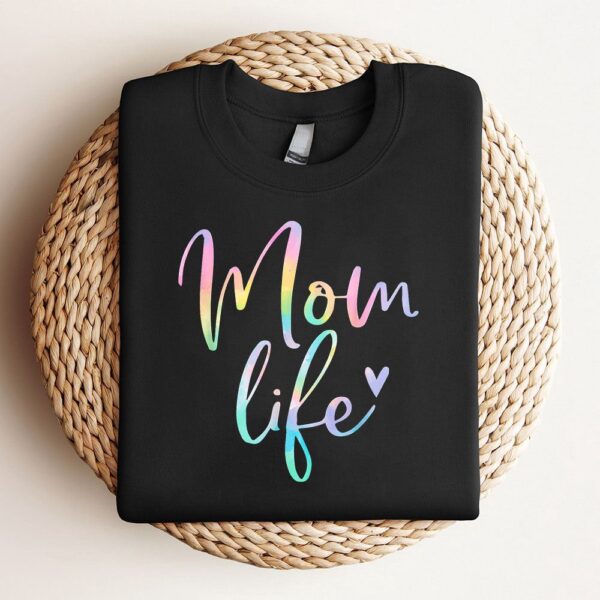 Mom Life Gifts For Women Mom Life Heart Mama Tie Dye Sweatshirt, Mother Sweatshirt, Sweatshirt For Mom, Mum Sweatshirt