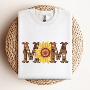 Mom Sunflower Rustic Sweatshirt, Mother Sweatshirt, Sweatshirt…