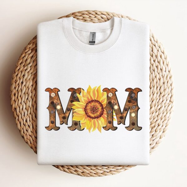 Mom Sunflower Rustic Sweatshirt, Mother Sweatshirt, Sweatshirt For Mom, Mum Sweatshirt