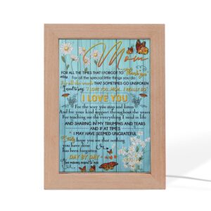 Mom, Thank You For Everything Frame Lamp,…