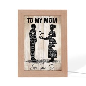 Mom You’Re Appreciated Frame Lamp, Picture Frame…
