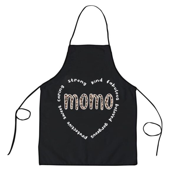 Momo Heart Momo Grandmother Appreciation Momo Grandma Apron, Aprons For Mother’s Day, Mother’s Day Gifts