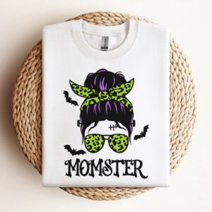 Momster Messy Bun Sweatshirts, Mother Sweatshirt, Sweatshirt…