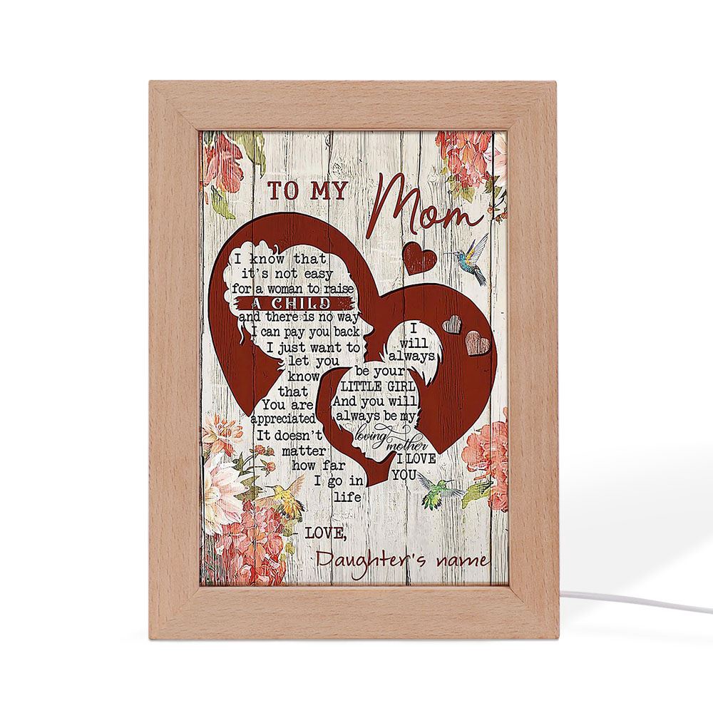 Mother I Know That Its Not Easy Personalized Frame Lamp, Picture Frame Light, Frame Lamp, Mother’s Day Gifts Mother I Know That Its Not Easy Personalized Frame Lamp, Picture Frame Light, Frame Lamp, Mother’s Day Gifts