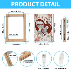 Mother I Know That Its Not Easy Personalized Frame Lamp Picture Frame Light Frame Lamp Mother s Day Gifts 4 g2amkq.jpg