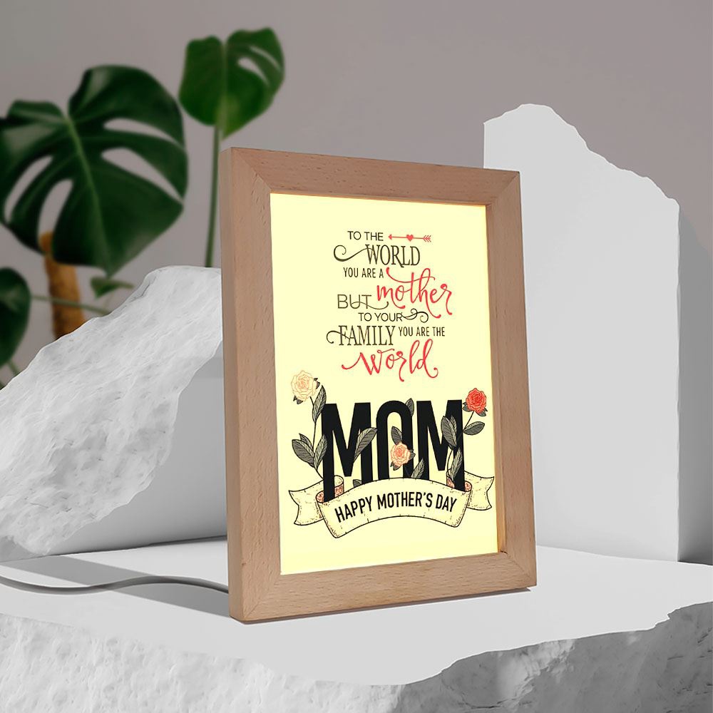 Mother Is The World Happy Mother’s Day Special Gifts Vertical Frame Lamp, Picture Frame Light, Frame Lamp, Mother’s Day Gifts Mother Is The World Happy Mother’s Day Special Gifts Vertical Frame Lamp, Picture Frame Light, Frame Lamp, Mother’s Day Gifts