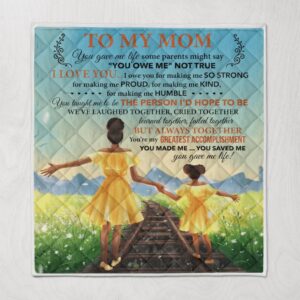Mother s Day Blanket For Mom From Daughter To Mom Blanket From Daughter To Black Mom Blankets For Mothers Day 10 emryoz.jpg