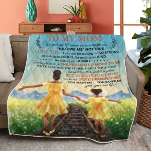 Mother s Day Blanket For Mom From Daughter To Mom Blanket From Daughter To Black Mom Blankets For Mothers Day 11 ink7fy.jpg
