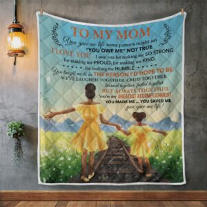 Mother s Day Blanket For Mom From Daughter To Mom Blanket From Daughter To Black Mom Blankets For Mothers Day 12 h9voxc.jpg