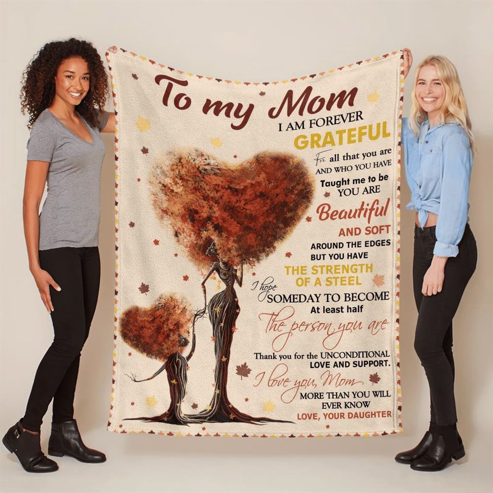 Mother’s Day Blanket For Mom I Am Forever Grateful Blanket Heart Tree, Blankets For Mothers Day Mother’s Day Blanket For Mom I Am Forever Grateful Blanket Heart Tree, Blankets For Mothers Day