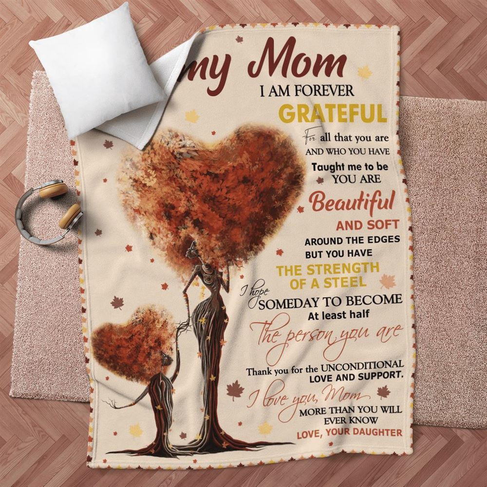 Mother’s Day Blanket For Mom I Am Forever Grateful Blanket Heart Tree, Blankets For Mothers Day Mother’s Day Blanket For Mom I Am Forever Grateful Blanket Heart Tree, Blankets For Mothers Day