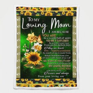 Mother s Day Blanket For Mom I Love You With All My Heart Blanket From Son Blankets For Mothers Day 2 jxd1lf.jpg