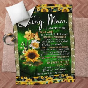 Mother s Day Blanket For Mom I Love You With All My Heart Blanket From Son Blankets For Mothers Day 9 ux8dje.jpg
