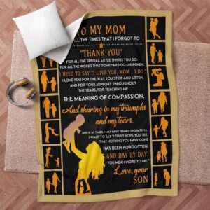 Mother s Day Blanket For Mom I Need To Say I Love You Mom Blanket From Son Blankets For Mothers Day 9 askr3c.jpg