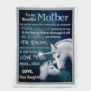 Mother s Day Blanket For Mom Mother Thanks For Believing In Me Horse Blanket From Daughter Blankets For Mothers Day 2 k8vvwa.jpg