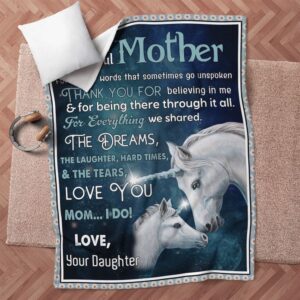 Mother s Day Blanket For Mom Mother Thanks For Believing In Me Horse Blanket From Daughter Blankets For Mothers Day 9 m45qzw.jpg